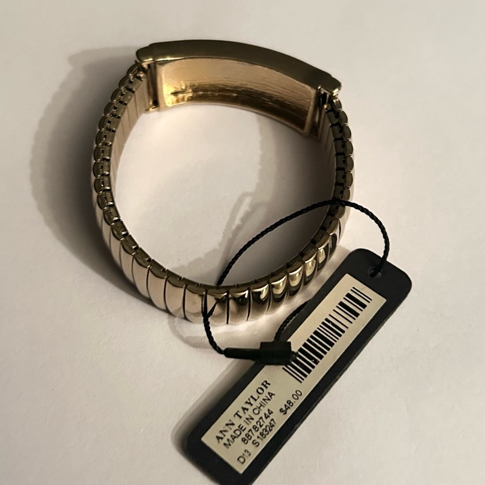 Ann Taylor Gold-tone Stretch Bracelet - Picture 3 of 4